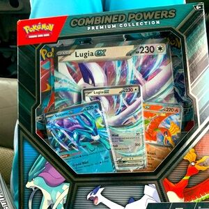 Pokémon Combined Powers Premium  6 of them unopened in the box.